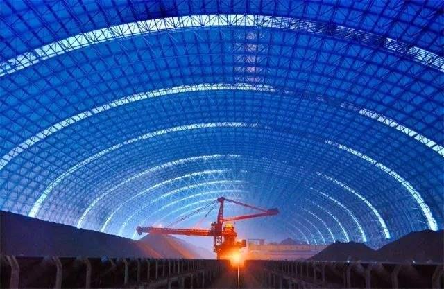 丰县亿优钢构工程师为您解析原料场封闭技术的特点和类型
